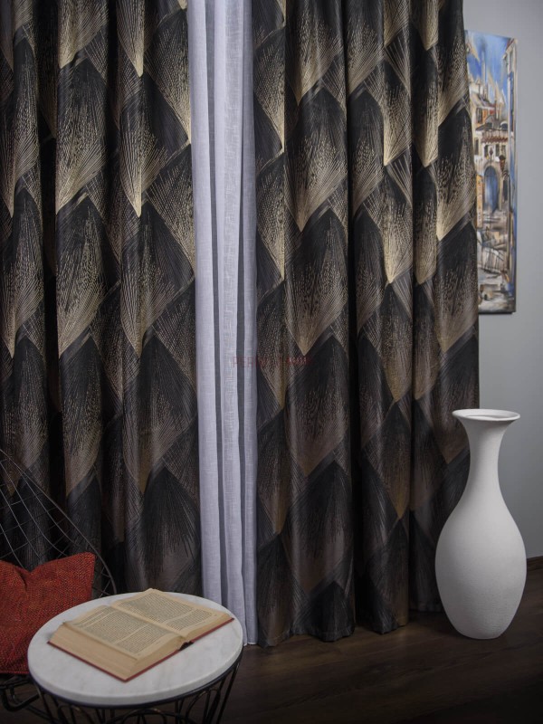 Draperie tafta venge,auriu