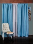Draperie tip in bleu
