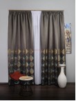 Draperie tip panou auriu,bleu