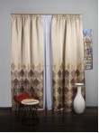 Draperie tip panou grena,bej