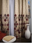 Draperie tip panou grena,gri,bej
