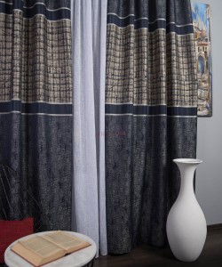 Draperie tip panou gri,auriu