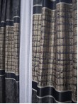 Draperie tip panou gri,auriu