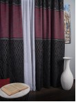 Draperie tip panou negru,grena,gri