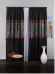 Draperie tip panou negru,gri,cupru
