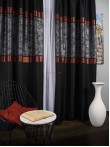 Draperie tip panou negru,gri,cupru