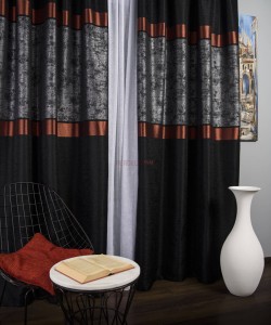Draperie tip panou negru,gri,cupru