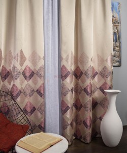 Draperie tip panou roz,lila,bej