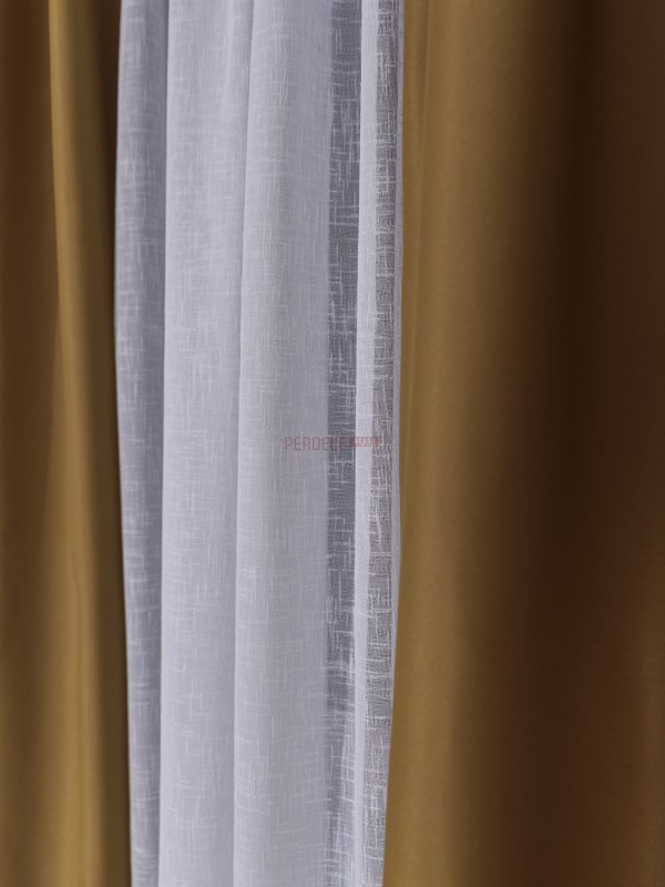 Draperie uni galben mustar