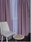 Draperie uni roz