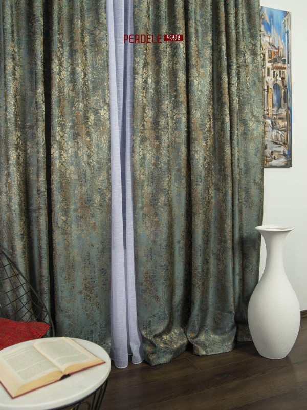 Draperii stofa bleu,bej