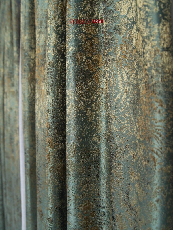 Draperii stofa bleu,bej