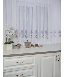 Perdea bucatarie model lavanda