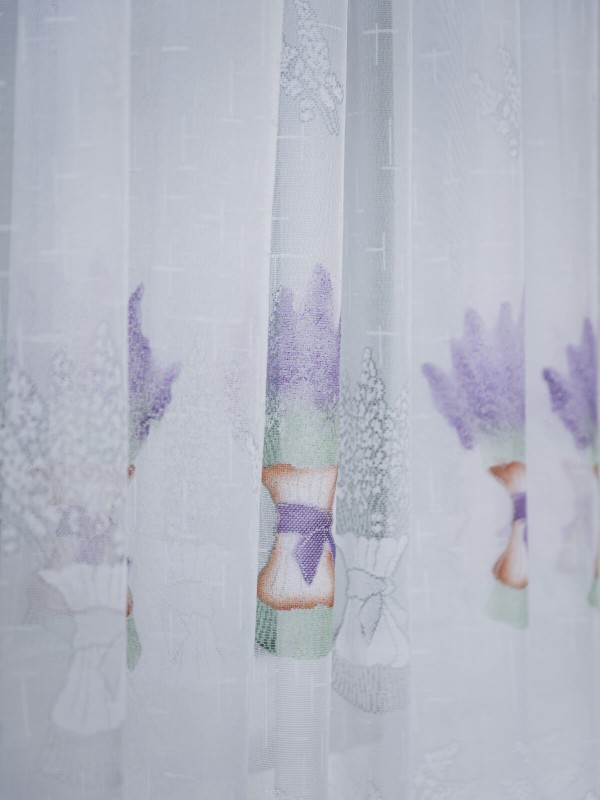 Perdea bucatarie model lavanda