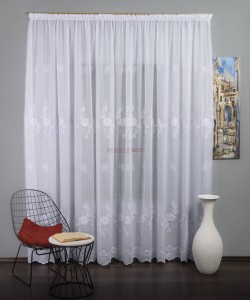 Perdea cristal alb