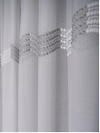 Perdea cristal alb/gri