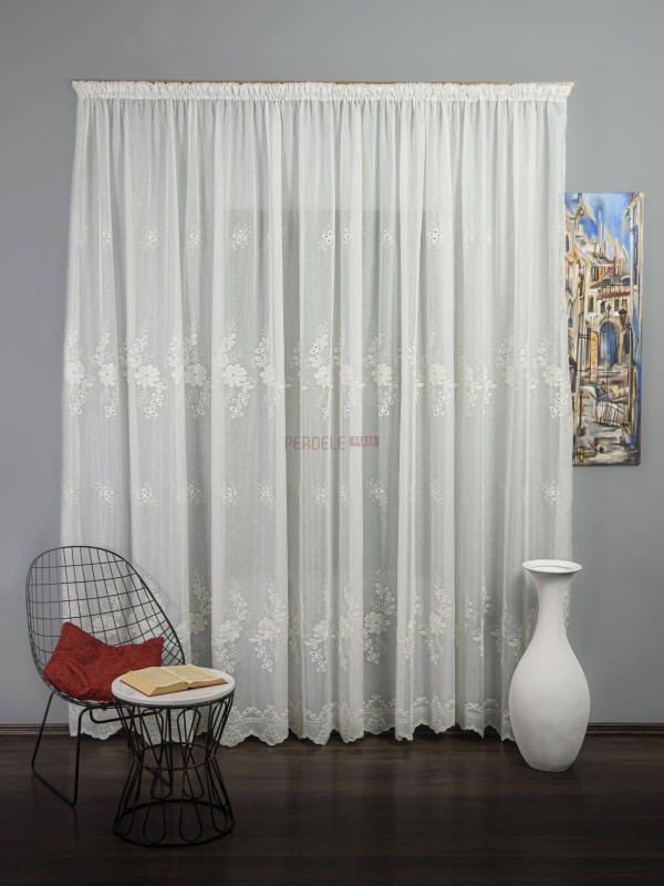 Perdea cristal ivoire