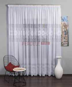 Perdea de pascani alba