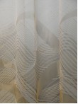 Perdea tulle bordura,maro,mustar