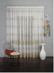 Perdea tulle brodat auriu