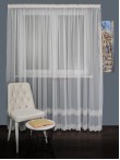Perdea tulle brodat crem