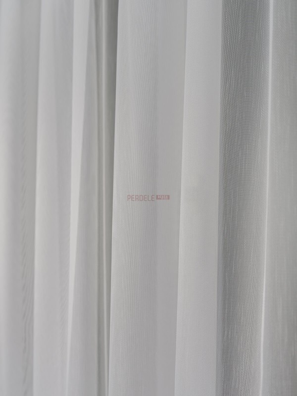 Perdea tulle brodat crem