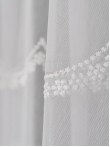 Perdea tulle brodat crem