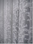 Perdea tulle brodat ivoire
