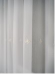 Perdea tulle brodat ivoire/auriu