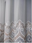 Perdea tulle brodat ivoire/bej
