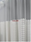 Perdea tulle crem