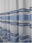 Perdea tulle dungi bleu