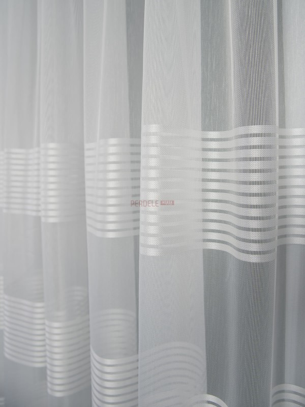 Perdea tulle, ivoire