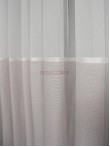 Perdea tulle, ivoire/roz