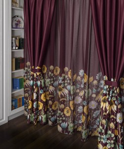 Set perdea si draperie Florina