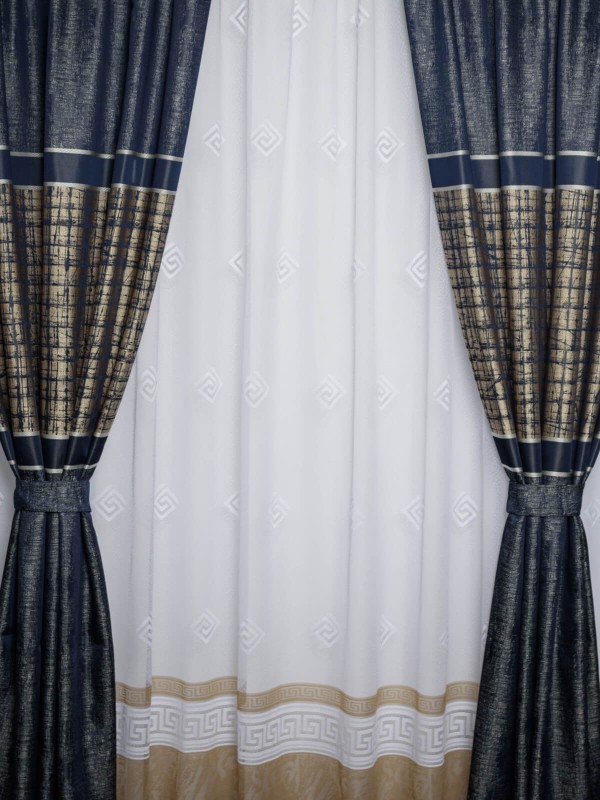 Set perdea si draperie Iris